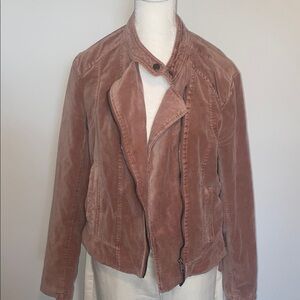 Maurices Women's Velvet Like Jacket - Dusty Rose